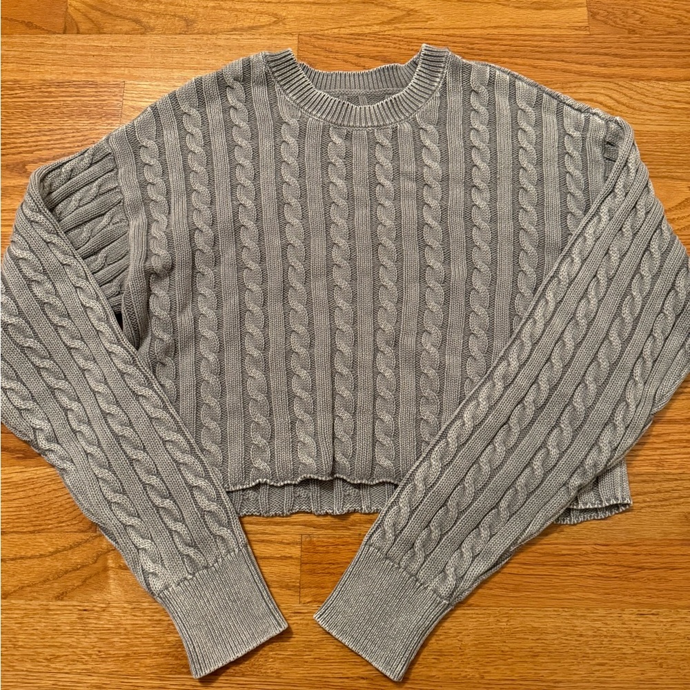 Grey Aerie Cropped Sweater
